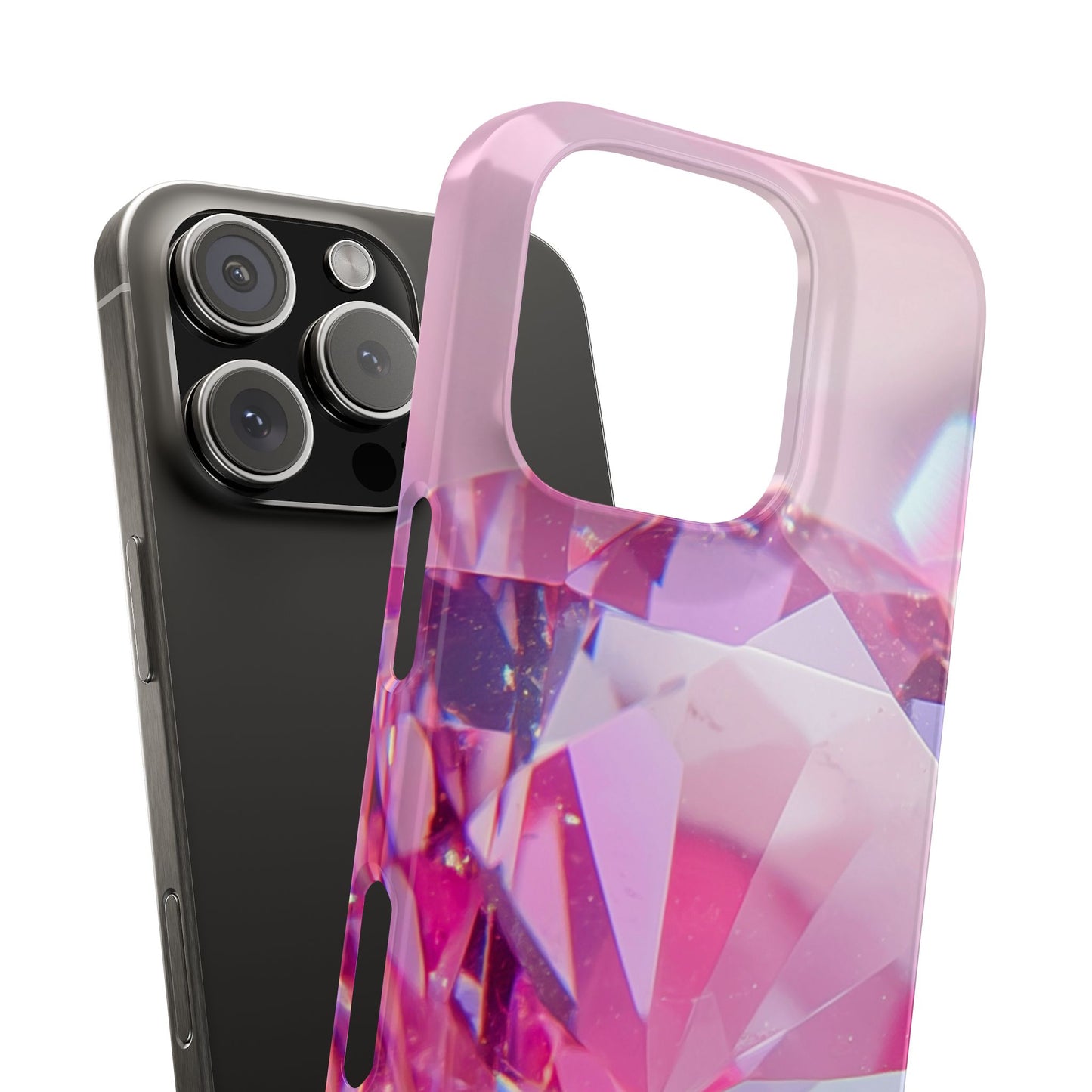 Slim Phone Case – Pink Ice