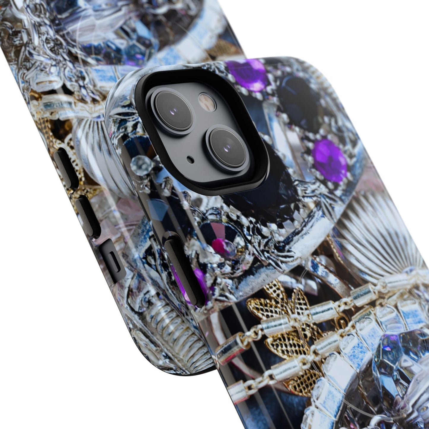 Protective Magnetic Phone Case – Chrome Jewel