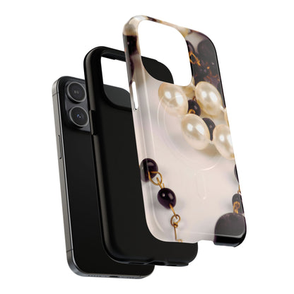 Protective Magnetic Phone Case – Noir Pearl
