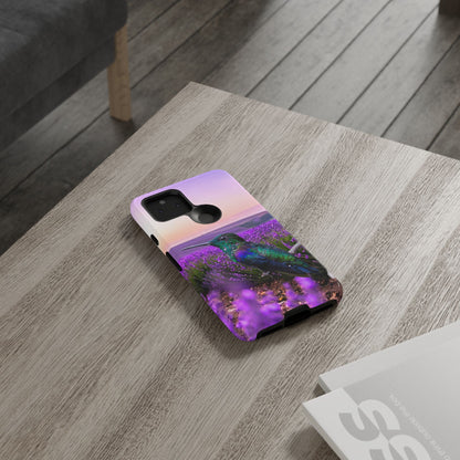 Protective Phone Case – Hummingbird Reverie
