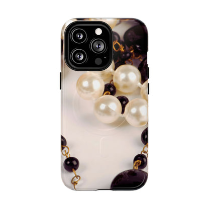 Protective Magnetic Phone Case – Noir Pearl