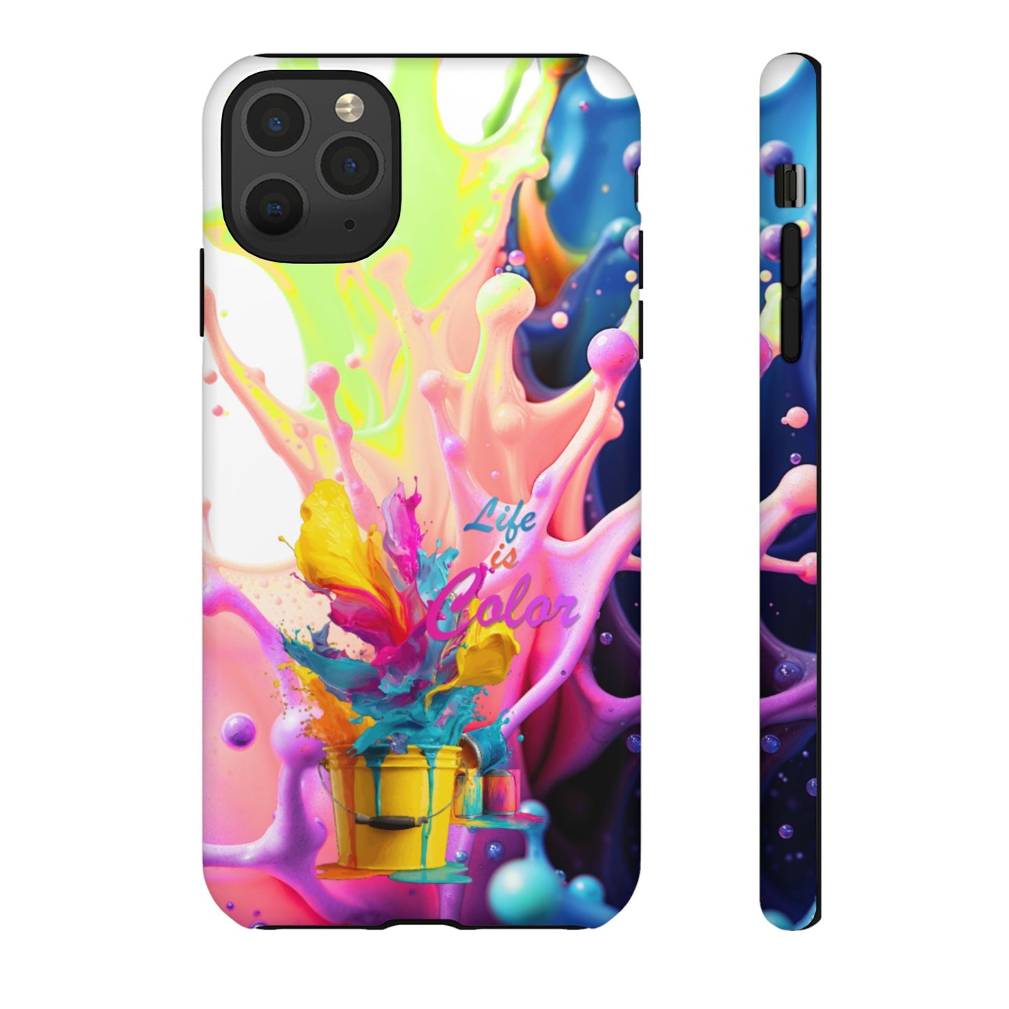 Color Splash Phone Case — “Life in Color” Protective Tough Case
