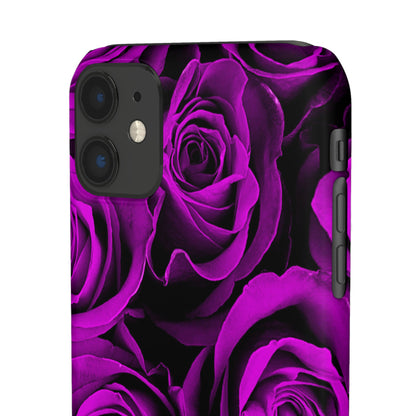 Snap Phone Case – Amethyst Roses