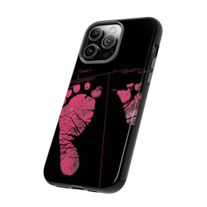 Protective Phone Case – Mom’s Little Pink Footprints