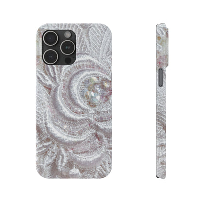 Slim Phone Case – Lace Veil
