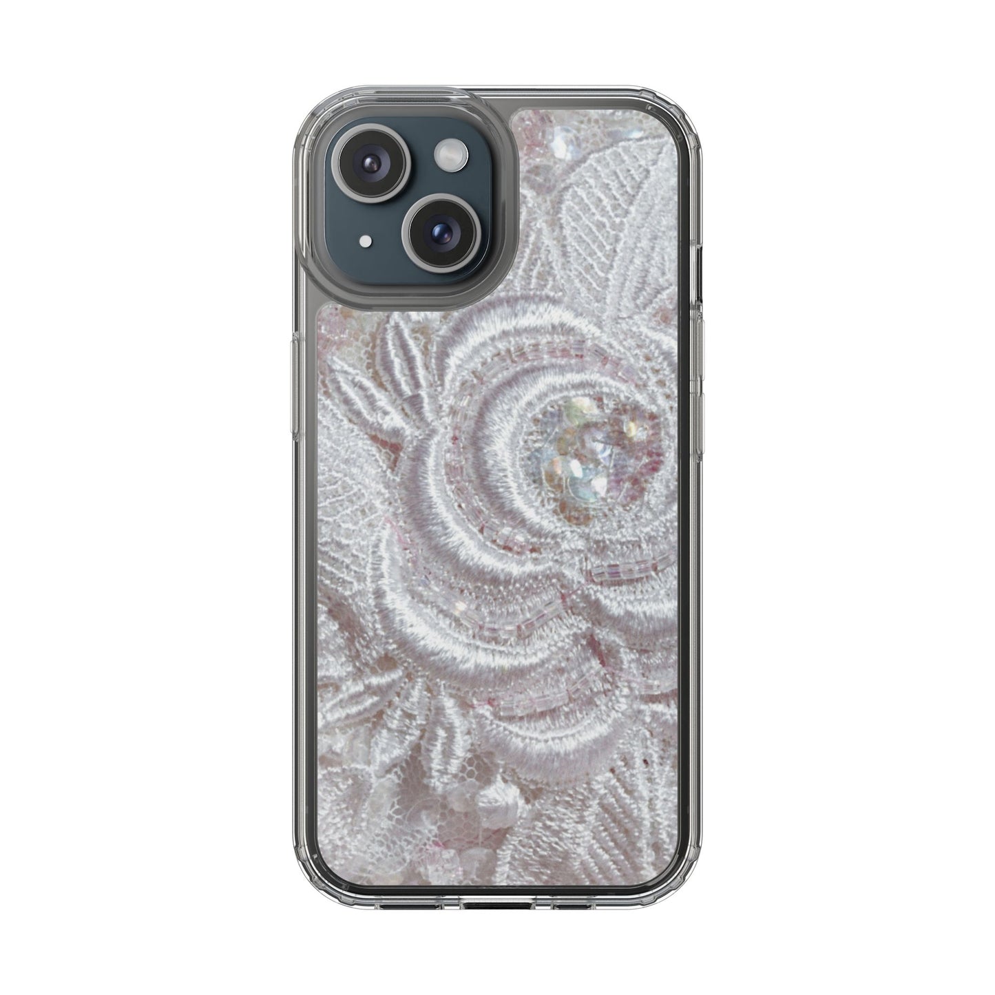Clear Phone Case – Lace Veil