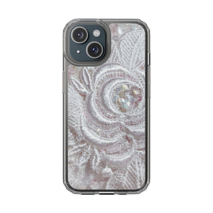 Clear Phone Case – Lace Veil