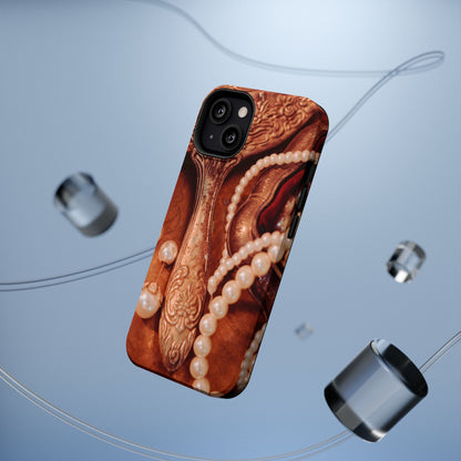 Impact-Resistant Phone Case – Bronze Vanity