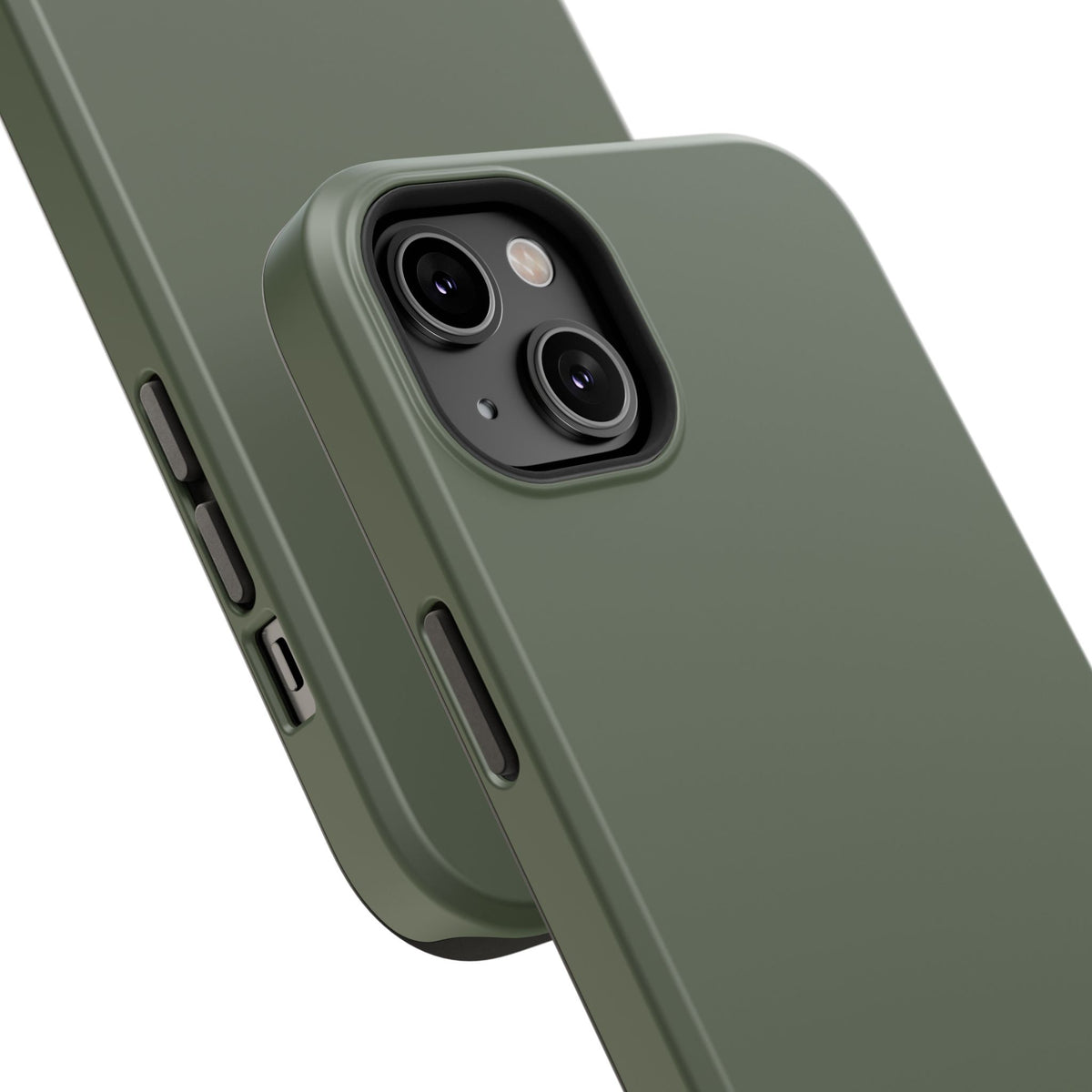 Impact-Resistant Phone Case — Military Green Protective Shockproof Cover