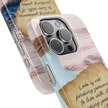Slim Phone Case – Written in the Tide