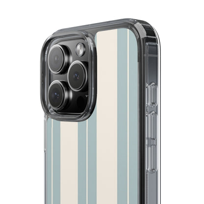 Clear Phone Case – Coastal Stripe