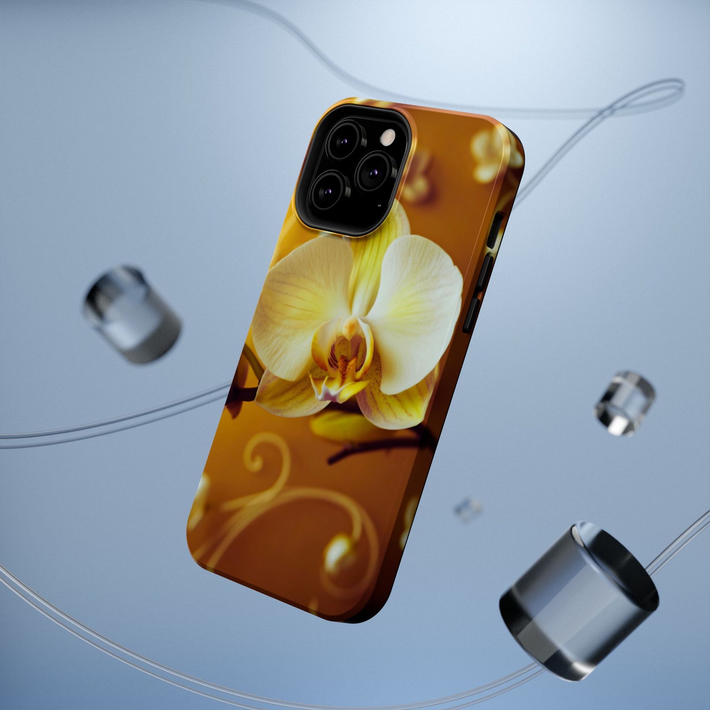 Protective Phone Case – Amber Orchid