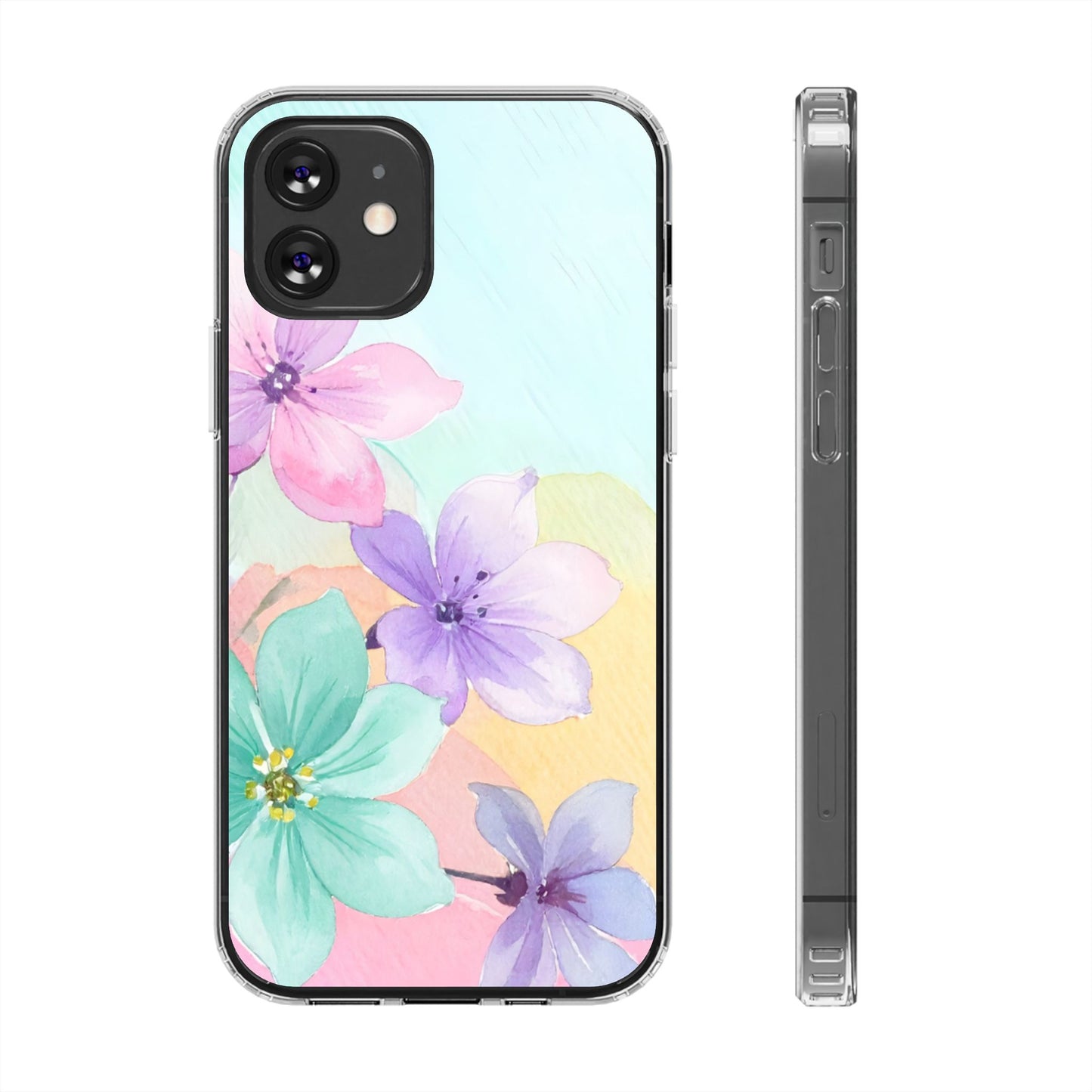 Clear Magnetic Phone Case – Water Petal