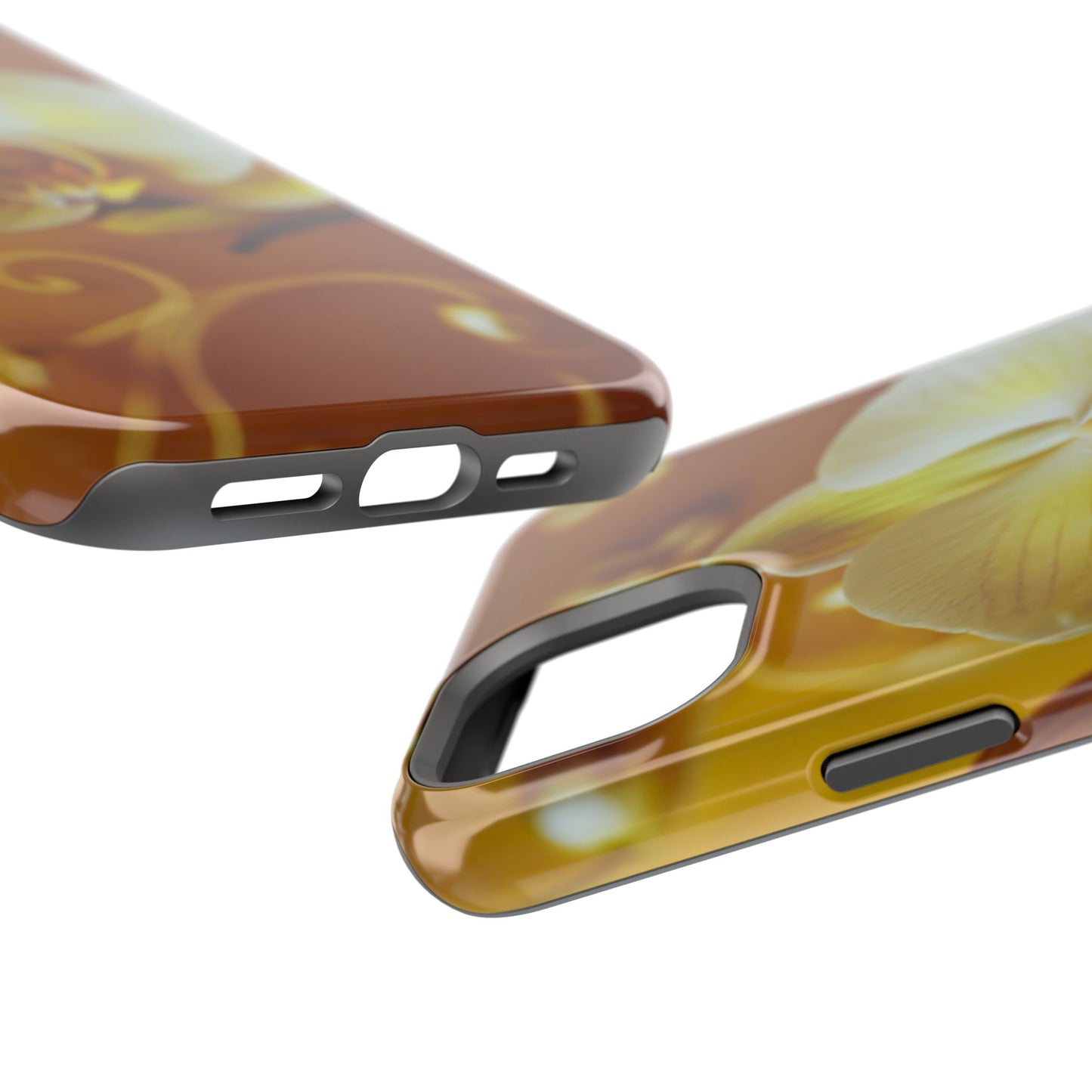 Protective Phone Case – Amber Orchid