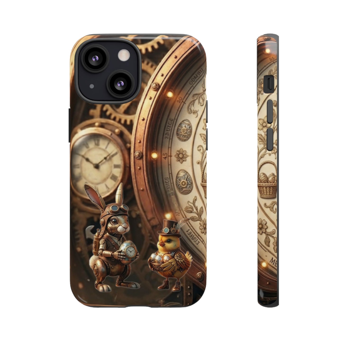 Protective Phone Case – Clockwork Cottontail