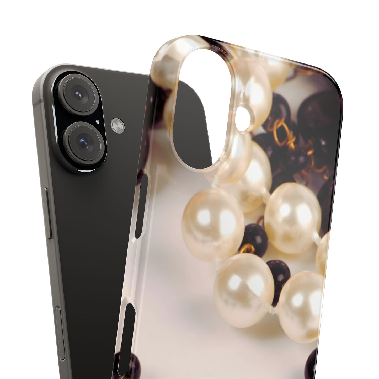 Slim Phone Case – Noir Pearl