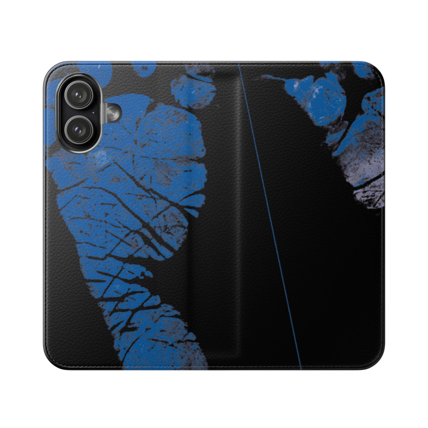 Flip Case – Mom’s Little Blue Footprints