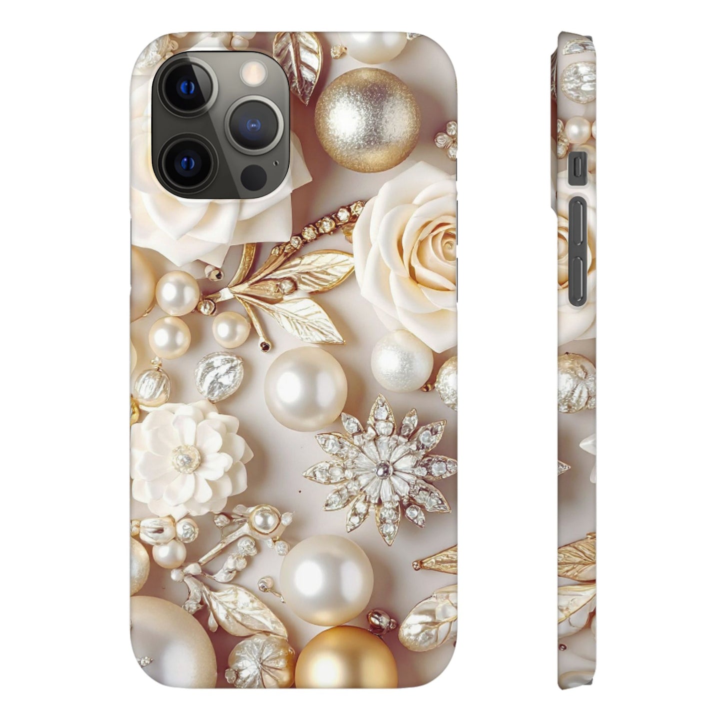 Snap Phone Case – Ivory Opulence