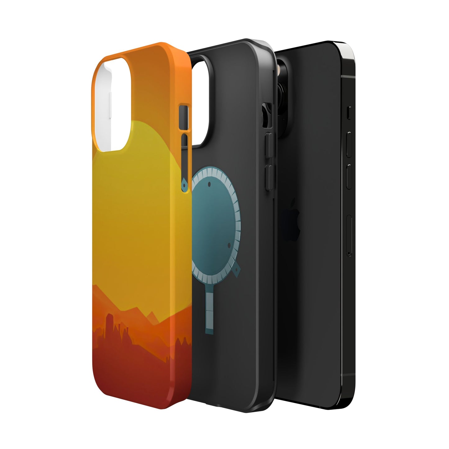 Wireless-Charging Compatible Case – Desert Sunrise