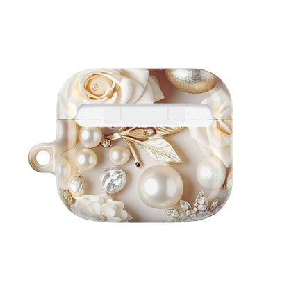 Earbud Case Cover – Ivory Opulence