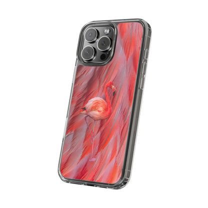 Clear Phone Case – Scarlet Plume