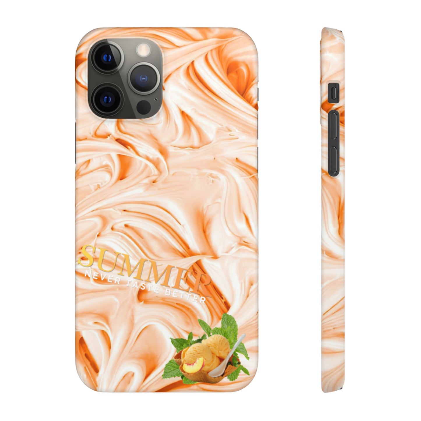 Snap Phone Case – Peach Sorbet
