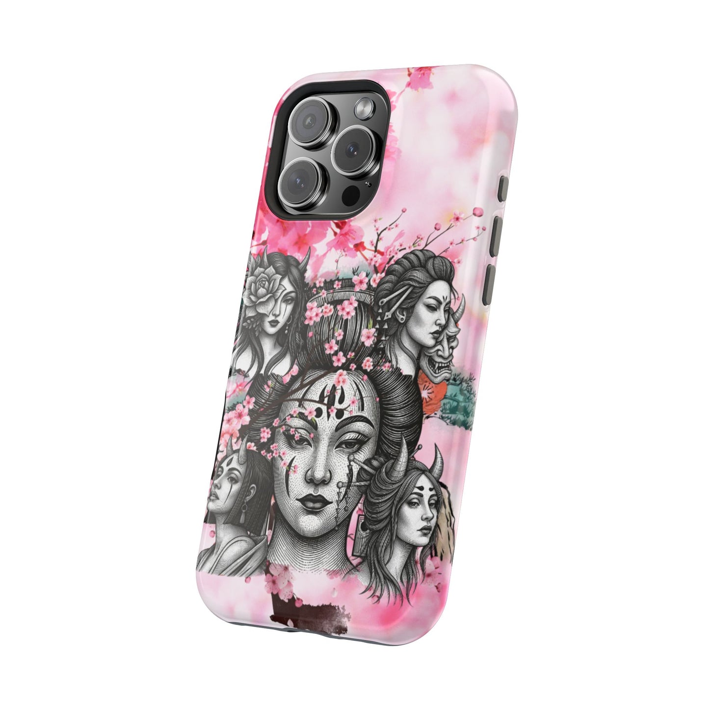 Wireless-Charging Compatible Case – Blossom & Thorn