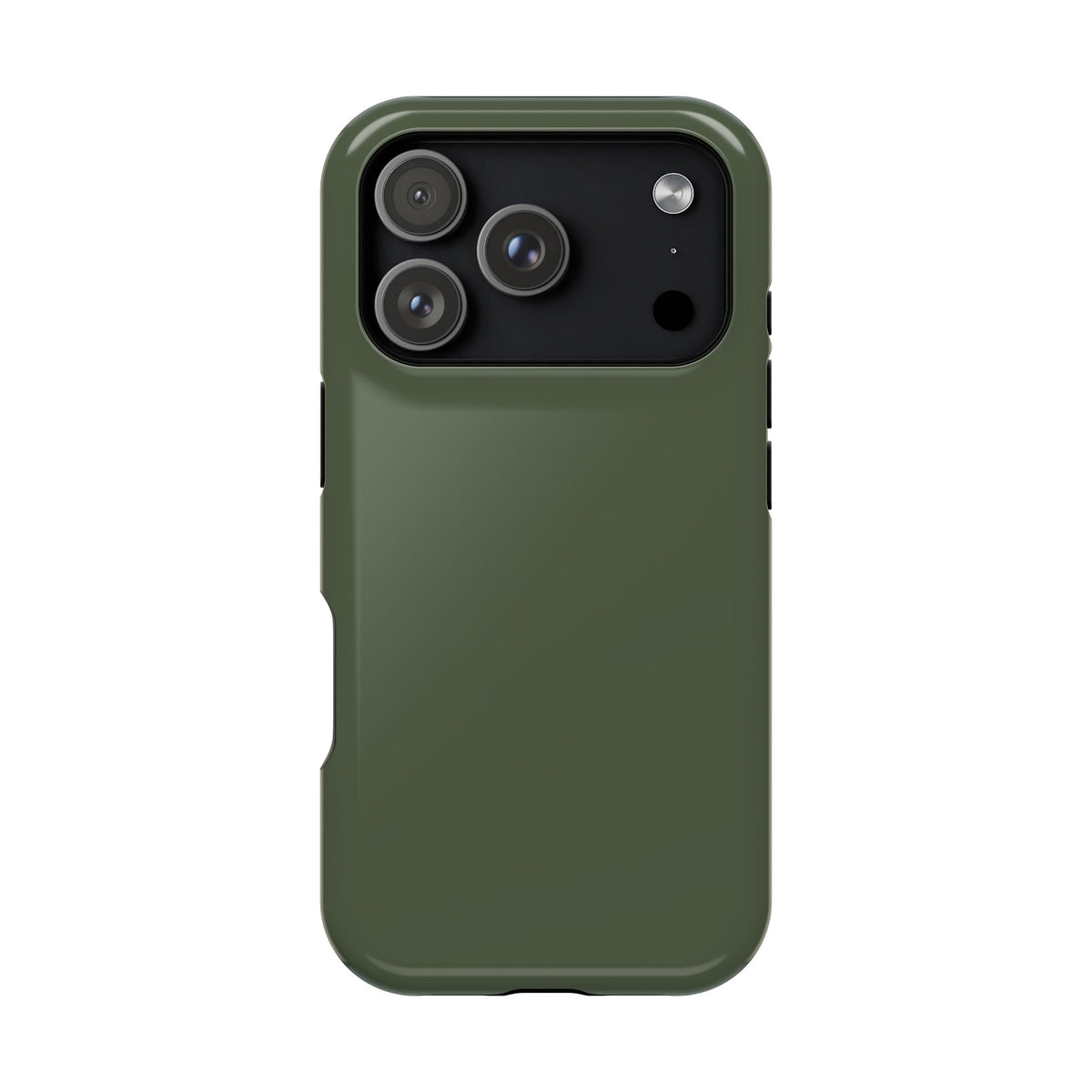 Impact-Resistant Phone Case — Military Green Protective Shockproof Cover