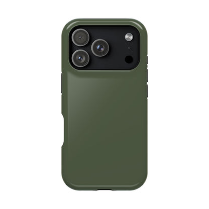 Impact-Resistant Phone Case — Military Green Protective Shockproof Cover