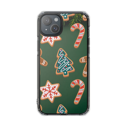 Clear Magnetic Phone Case – Cookie Season – Compatible with iPhone 14–17 Series