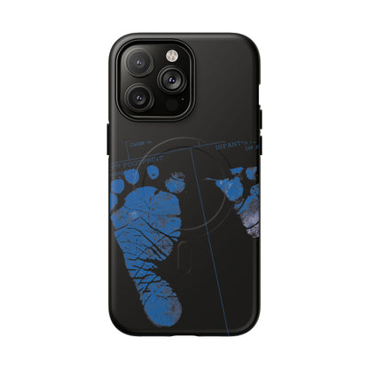 Protective Magnetic Phone Case – Mom’s Little Blue Footprints