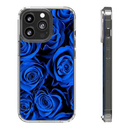 Clear Phone Case – Midnight Bloom