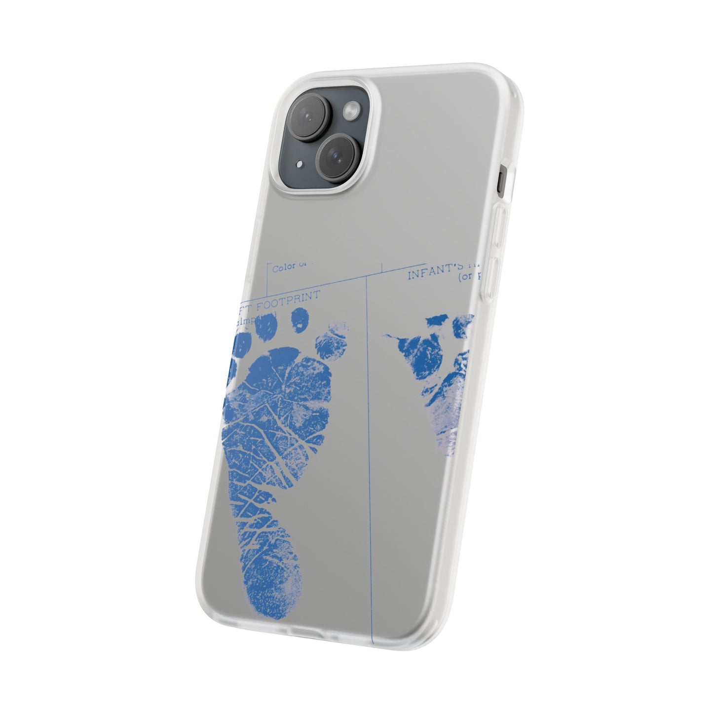 Flexi Case – Mom’s Little Blue Footprints
