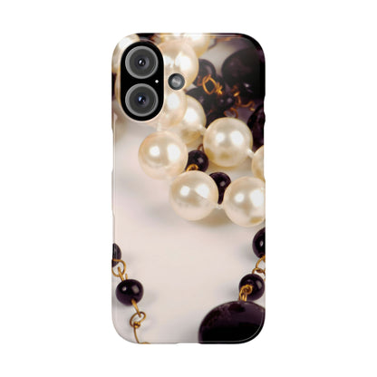 Slim Phone Case – Noir Pearl