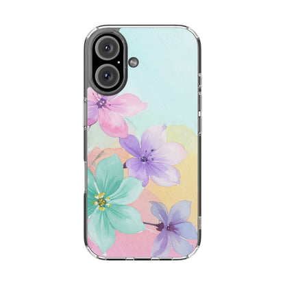 Clear Phone Case – Water Petal