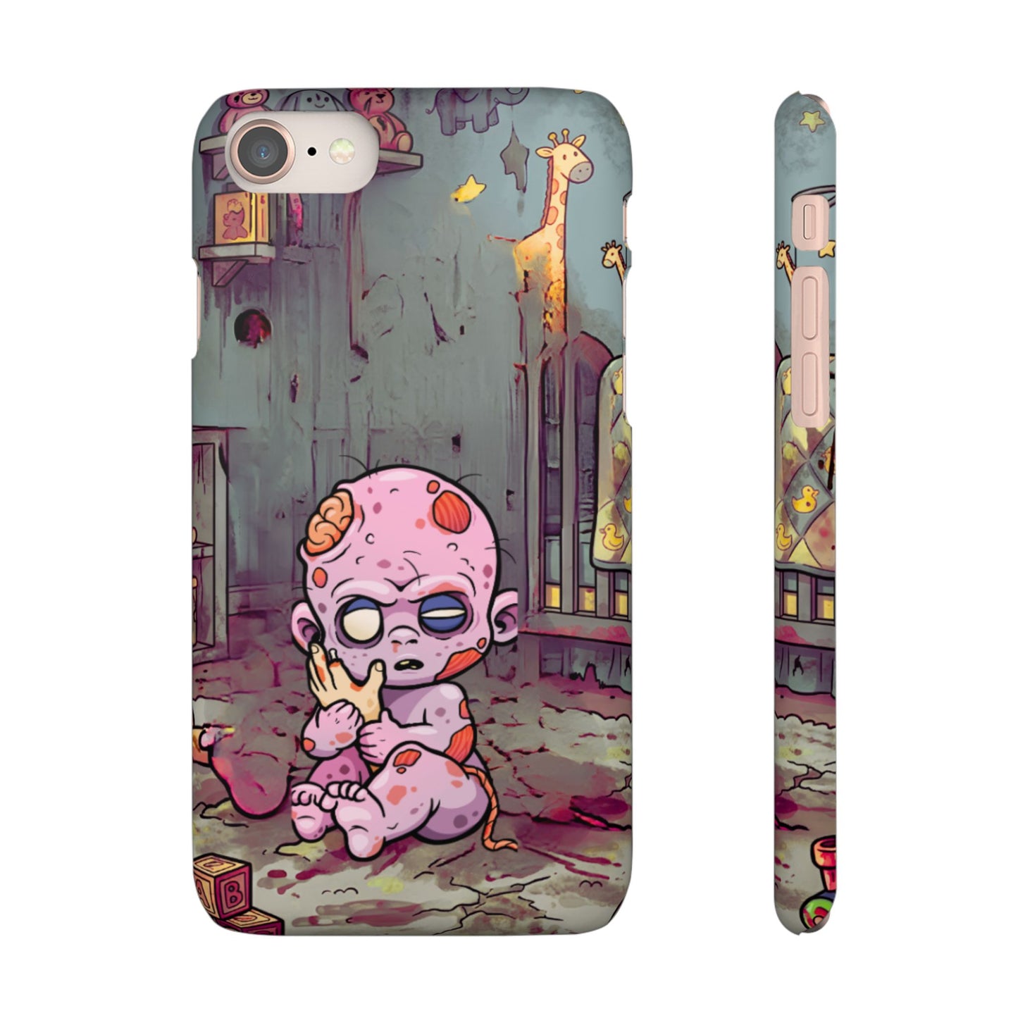 Phone Case — Creepy Cute Zombie Baby Nursery Design
