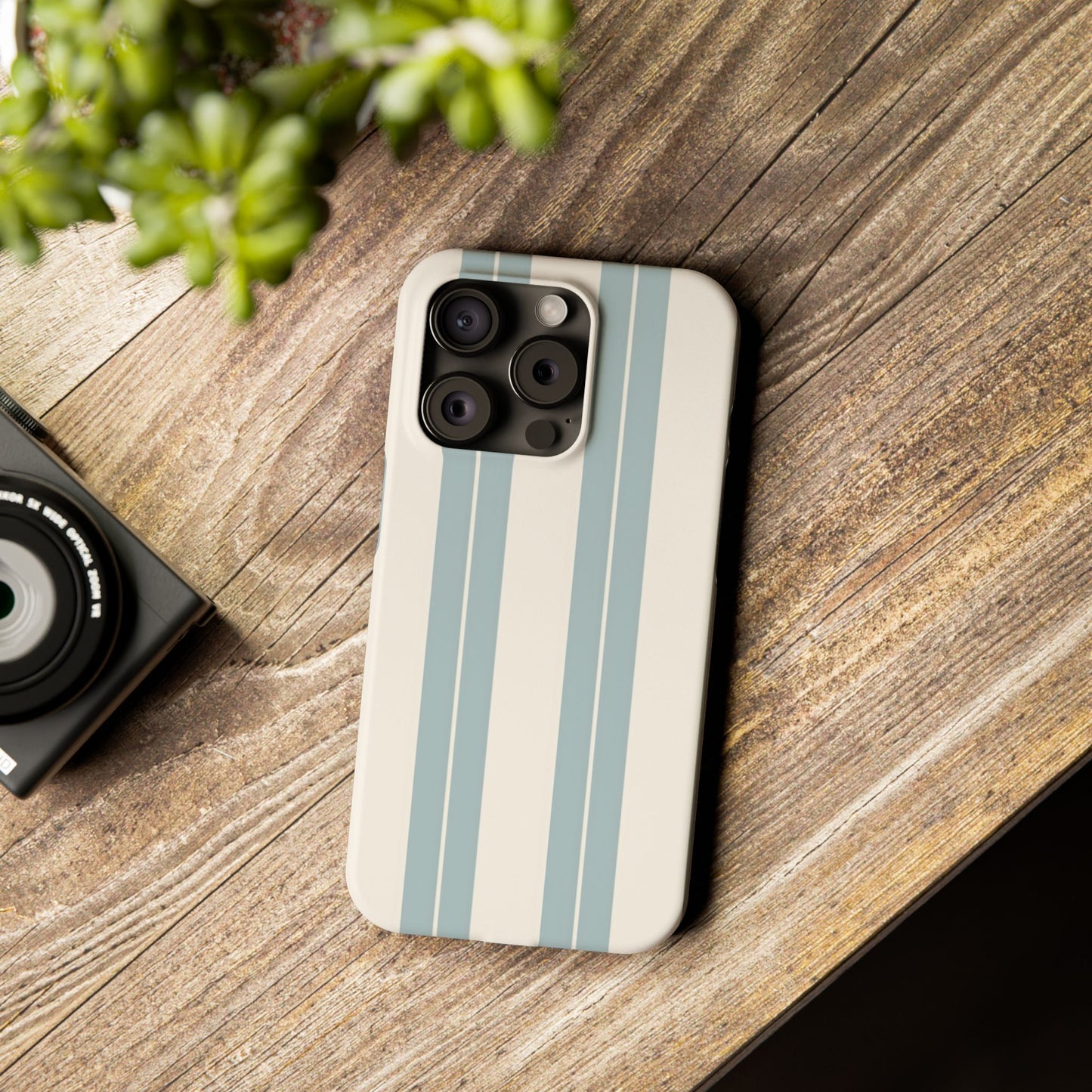 Slim Phone Case – Coastal Stripe