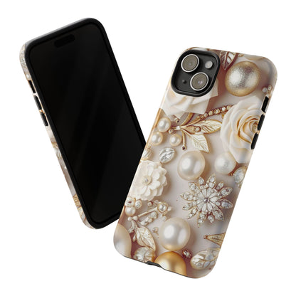 Protective Phone Case – Ivory Opulence