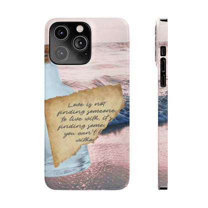 Slim Phone Case – Written in the Tide