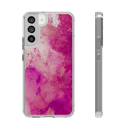 Clear Phone Case – Spilled Wine