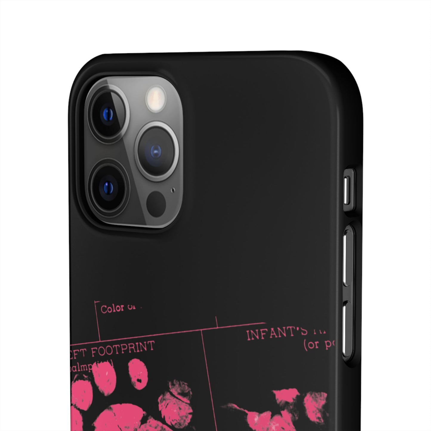 Snap Phone Case – Mom’s Little Pink Footprints