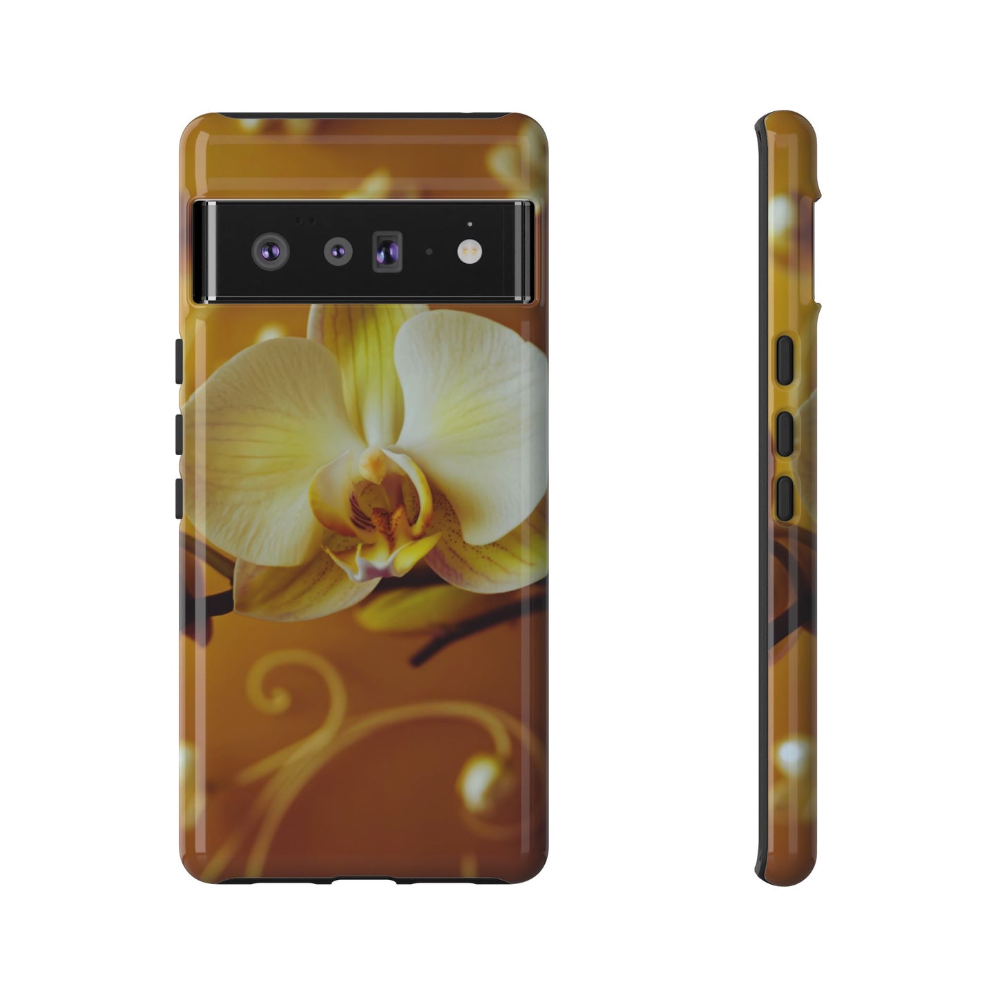 Protective Phone Case – Amber Orchid