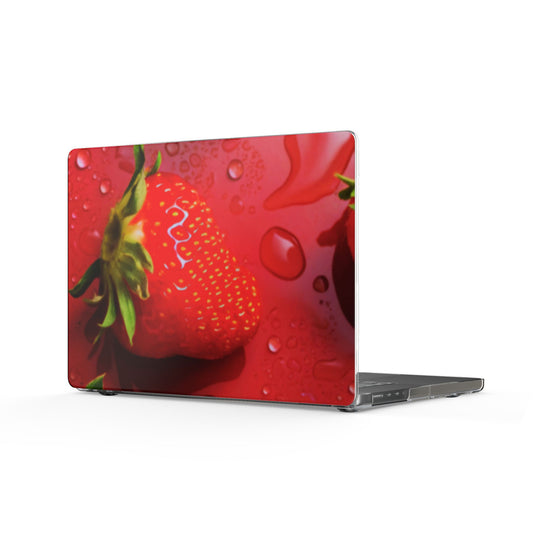 Clear Laptop Case – Strawberry Drip