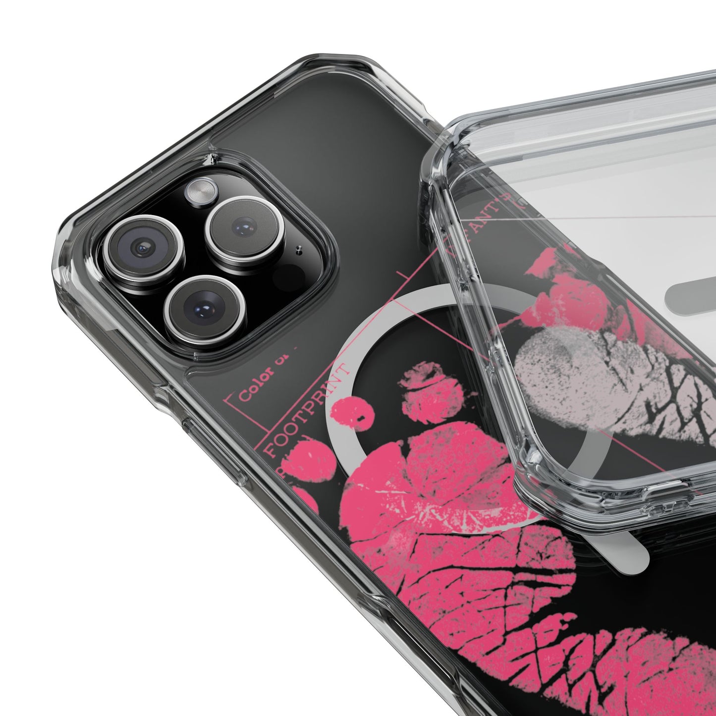 Clear Magnetic Phone Case – Mom’s Little Pink Footprints