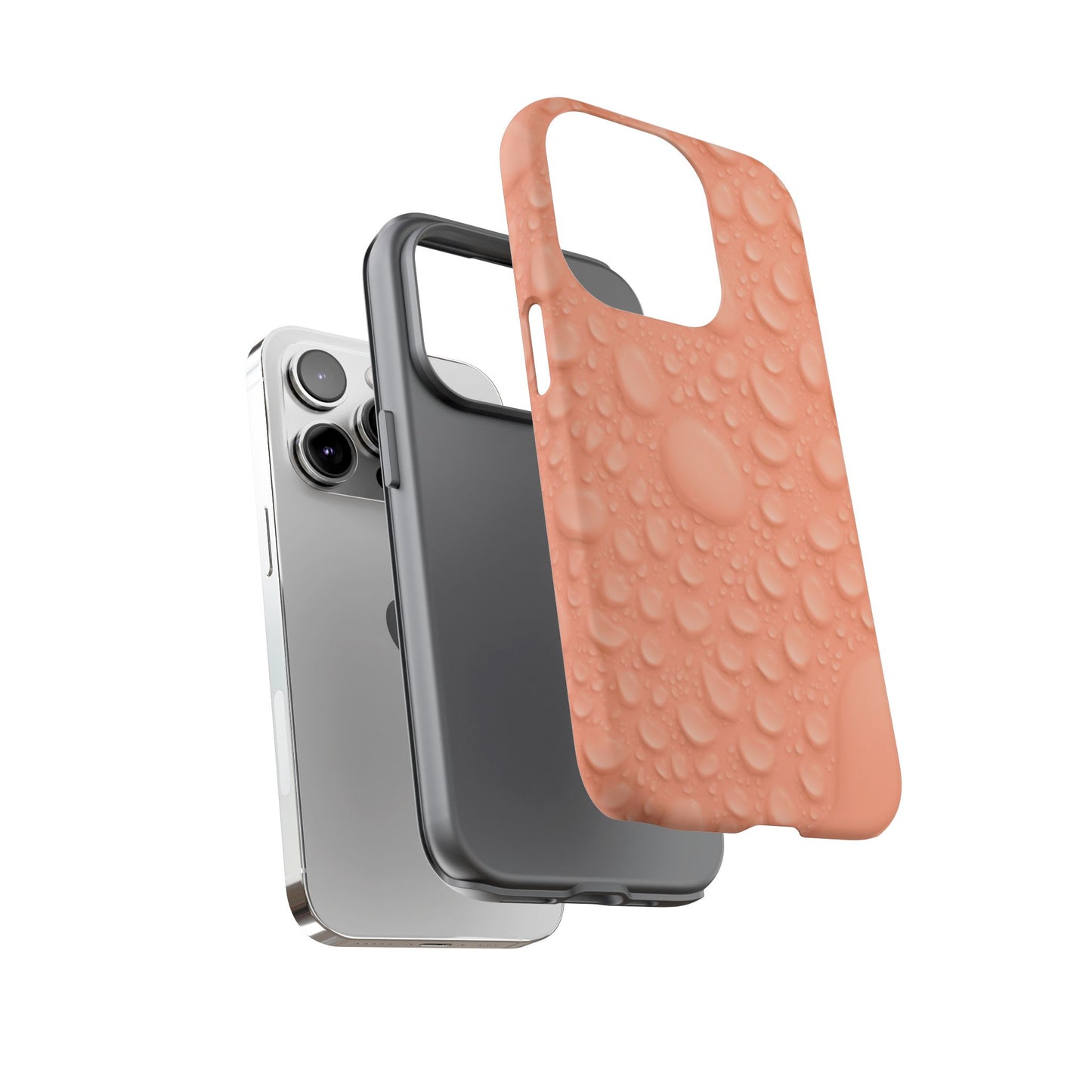 Protective Phone Case – Apricot Rain