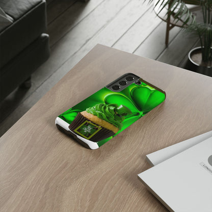 Protective Phone Case – Lucky Clover Cupcake St. Patrick’s Day Design