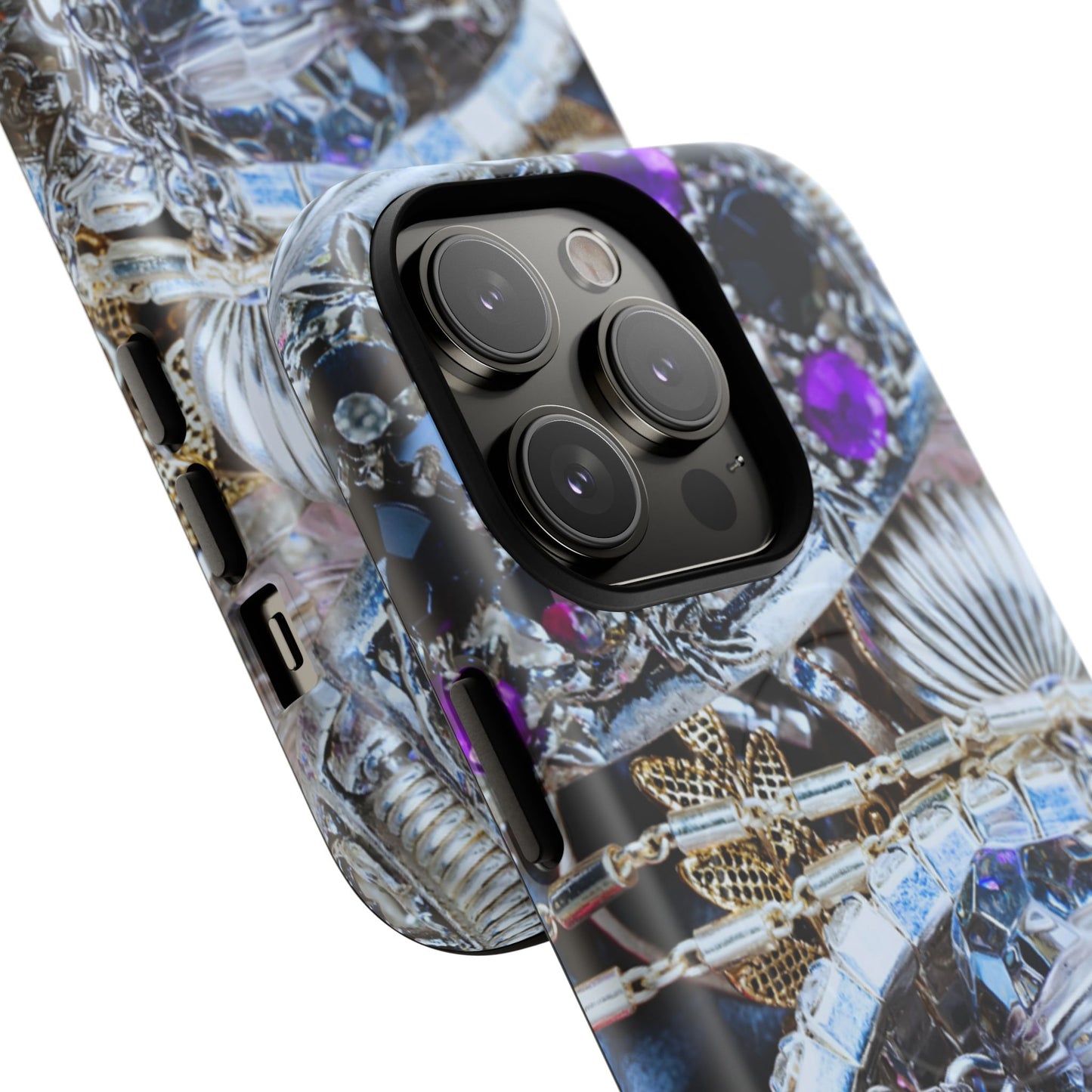 Protective Magnetic Phone Case – Chrome Jewel
