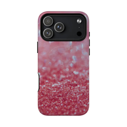 Protective Magnetic Phone Case – Rosé Sparkle