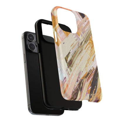 Protective Magnetic Phone Case – Brush & Bronze