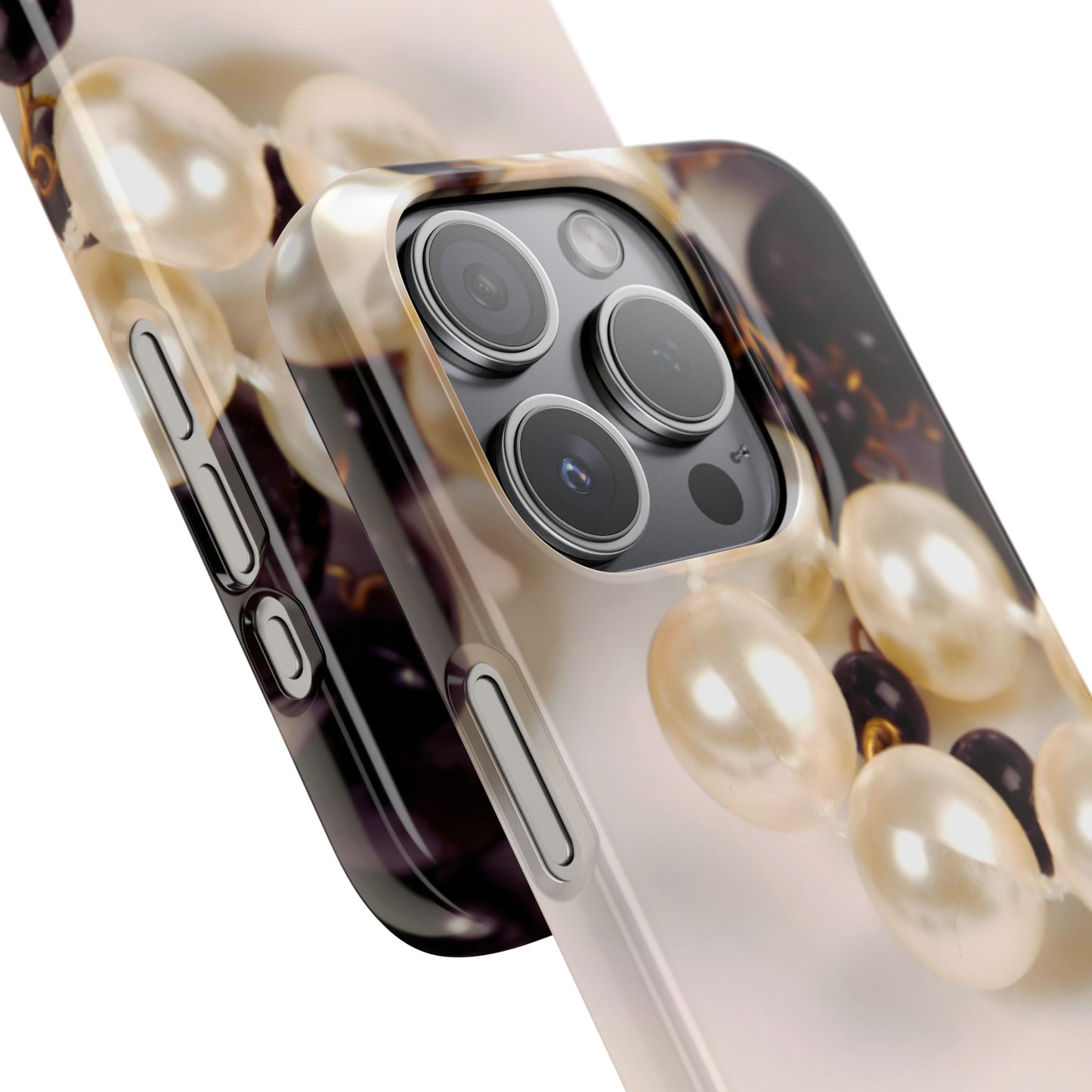Snap Phone Case – Noir Pearl